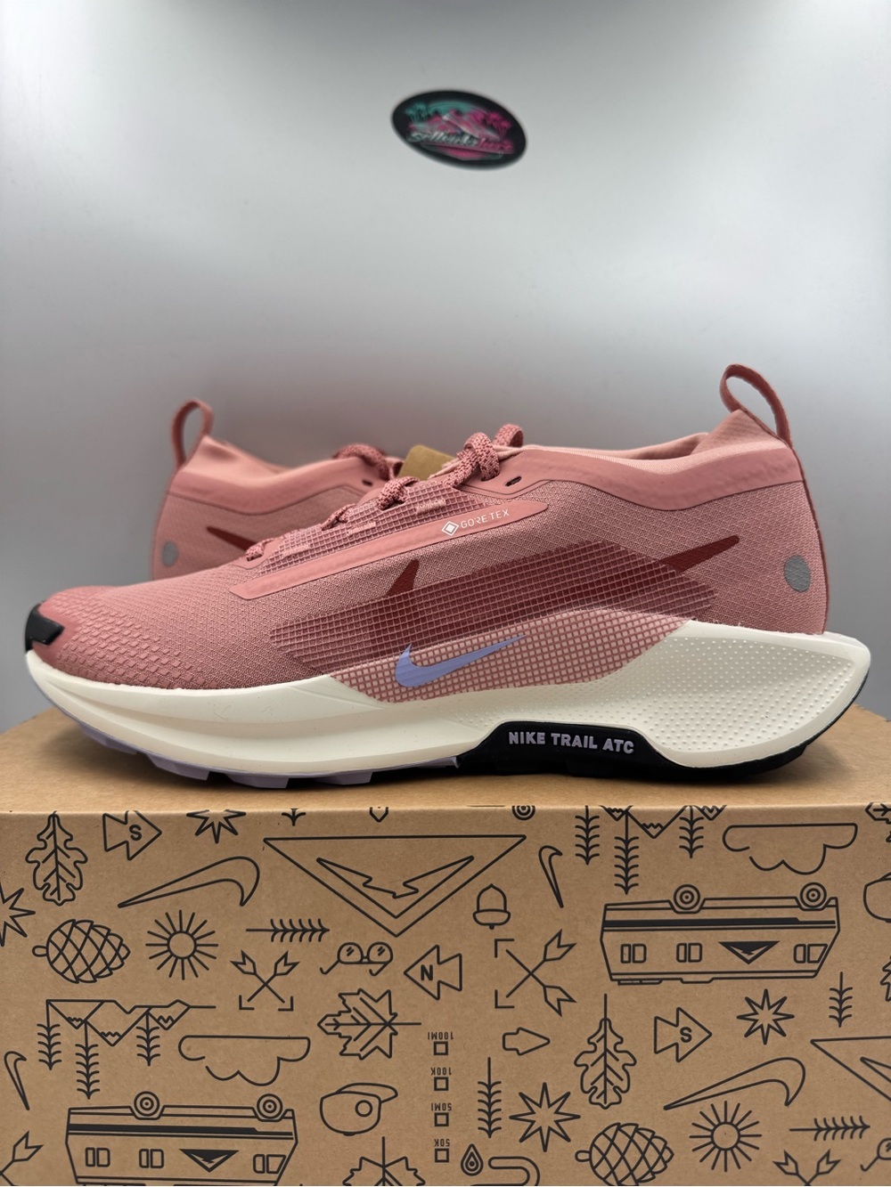 Nike Pegasus Trail 5 GTX Gore-Tex Red Stardust Lilac BRAND NEW Size 10 Women